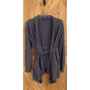 Barefoot Dreams CozyChic Ultra Lite Cardigan Waist Tie Pockets Women’s Medium